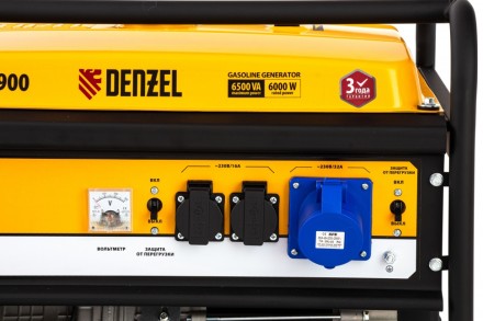 Генератор бензиновый DENZEL GE 7900 94638 купить в Нефтеюганске