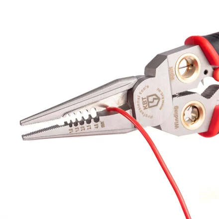 Мультитул-длинногубцы КВТ MT-03 (6 в 1) с функцией снятия изоляции и резки (102401) купить в Нефтеюганске