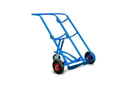 Тележка для баллонов пропан + кислород TOR ТГК-П, 2 баллона (250 пневмо+160поворотное) 1023962 купить в Нефтеюганске