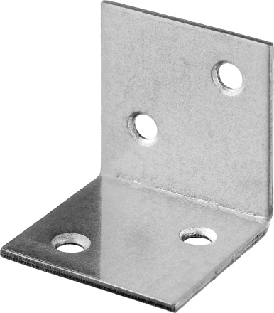 ЗУБР УМШ-1.5, 25 x 25 x 25 x 1.5 мм, белый цинк, широкий мебельный уголок (31034-25) купить в Нефтеюганске