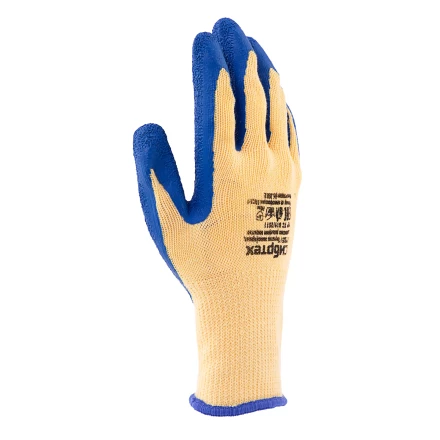 Перчатки трикотажные, полиэфирные, латексное рельефное покрытие, размер 9// Сибртех 677525 купить в Нефтеюганске