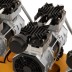 Компрессор безмасляный, малошумный  DLS 2250/100, 2250 Вт, 3x750, 100 л, 410 л/мин блок управления/ Denzel 58029 купить в Нефтеюганске