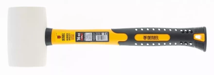 Киянка резиновая, 16 oz, белая резина, фибергласовая рукоятка Denzel 7711196 купить в Нефтеюганске