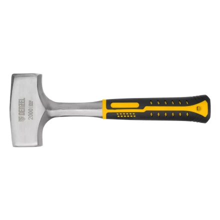 Кувалда 2 кг, цельнометаллическая, двухкомпонентная рукоятка Denzel 11013 купить в Нефтеюганске