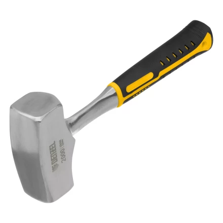 Кувалда 2 кг, цельнометаллическая, двухкомпонентная рукоятка Denzel 11013 купить в Нефтеюганске