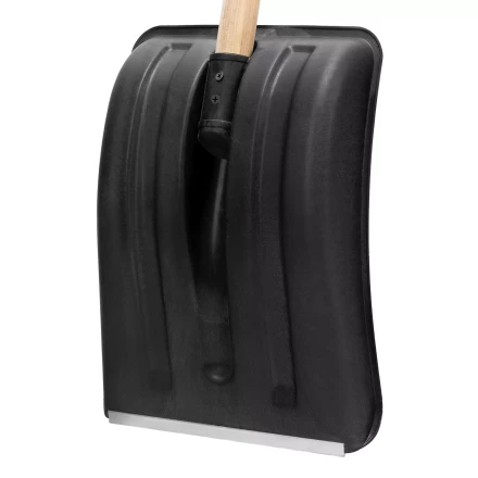 Лопата для уборки снега полипропиленовая Sparta, 275х365х870 мм, деревянный черенок, Россия 61653 купить в Нефтеюганске