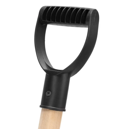 Лопата для уборки снега полипропиленовая Sparta, 275х365х870 мм, деревянный черенок, Россия 61653 купить в Нефтеюганске