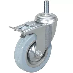 Колесо аппаратное поворотное SCtgb 42 100 мм с болтом и тормозом (F) 1003630 купить в Нефтеюганске