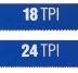 Полотно ЗУБР &quot;ПРОФЕССИОНАЛ&quot; по металлу, биметаллическое 24TPI шаг 1мм, 300мм, 50шт 15855-24-50 купить в Нефтеюганске
