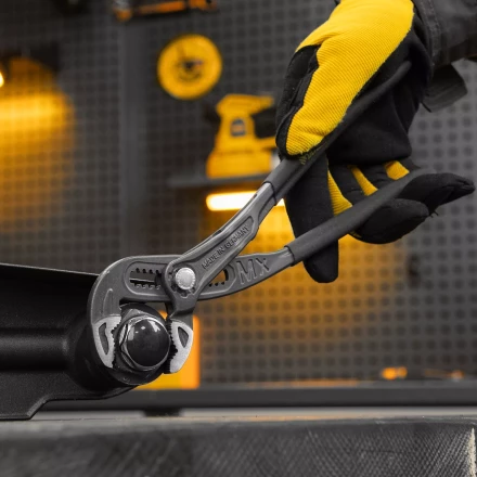 Клещи переставные Denzel 17906, кнопочный механизм, обливные рукоятки, 250 мм купить в Нефтеюганске