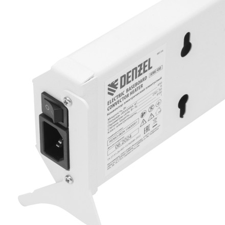 Конвектор электрический плинтусный Denzel ATRIC-450, 230 В, 450 Вт, ТЭН белый 98134 купить в Нефтеюганске