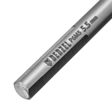 Сверло спиральное по металлу Denzel 5,5 x 93 мм, Р6М5, Golden Tip 718234 купить в Нефтеюганске