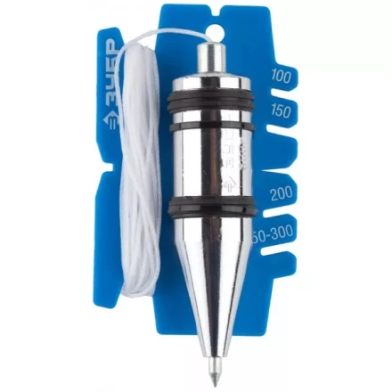 Отвес ЗУБР &quot;ЭКСПЕРТ&quot; строительный со шнуром и безопасным наконечником, 300 г 06347-30_z01 купить в Нефтеюганске