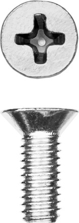 Винт DIN 965, M6 x 16 мм, 9 шт, кл. пр. 4.8, оцинкованный, ЗУБР 303116-06-016 купить в Нефтеюганске