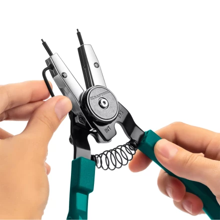 Съемники стопорных колец KRAFTOOL Universal 8-in-1 22813 купить в Нефтеюганске