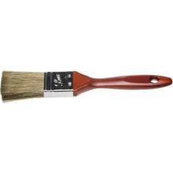 Кисть плоская STAYER "LASUR - LUX", деревянная ручка, смешанная щетина, 38мм 01051-038