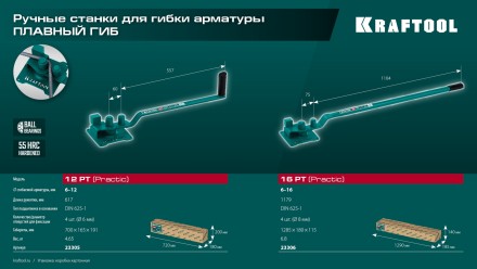 Ручной станок для гибки арматуры 23305 купить в Нефтеюганске