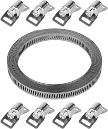 Набор хомут нержавеющий 3м х 8мм 8 замков серия ПРОФЕССИОНАЛ