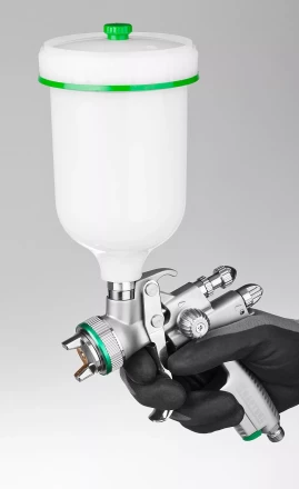 Краскопульт пневматический KRAFTOOL "PRO" Jeta 1000, HVLP, c верхним бачком, 1,3мм 06559-1.3 купить в Нефтеюганске