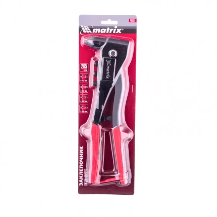 Заклепочник литой 260 мм заклепки 2,4-3,2-4,0-4,8 мм Matrix 40551 купить в Нефтеюганске