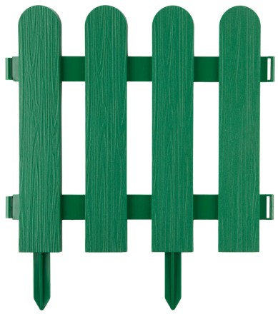 Забор декоративный GRINDA &quot;ШТАКЕТНИК&quot;, 29x224см, зеленый 422209-G купить в Нефтеюганске