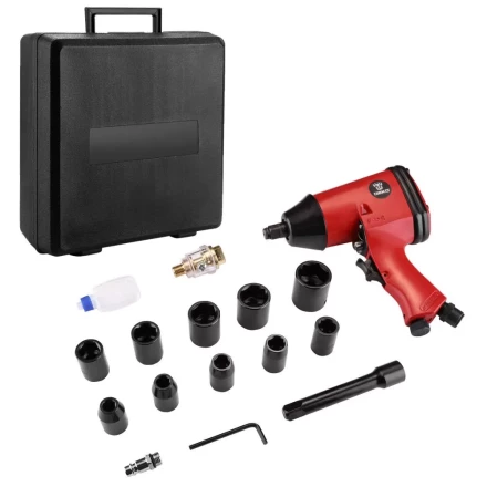 Гайковерт пневматический ударный DEKO DKPT01 SET 3, 018-1101, в чемодане с набором 16 предметов купить в Нефтеюганске