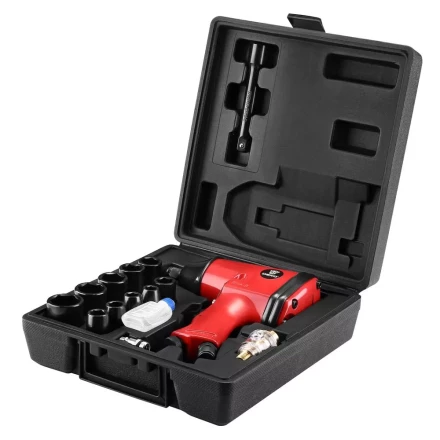 Гайковерт пневматический ударный DEKO DKPT01 SET 3, 018-1101, в чемодане с набором 16 предметов купить в Нефтеюганске