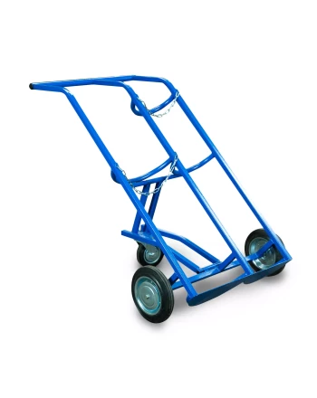 Тележка для баллонов пропан + кислород TOR ТГК-П, 2 баллона (250 резина + 160 поворотное) 1012421 купить в Нефтеюганске