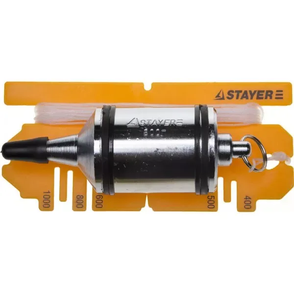 Отвес STAYER "PROFI" строительный со шнуром, с противоударными ободками, 800 г 06352-80 купить в Нефтеюганске