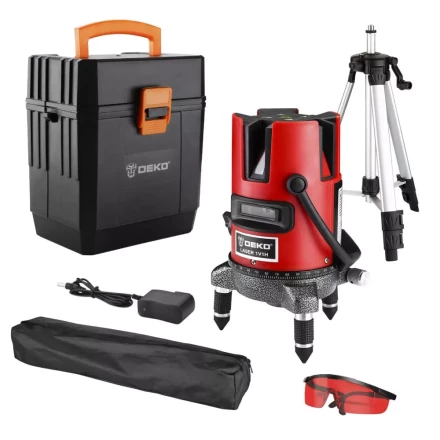 Уровень лазерный DEKO DKLL02RB SET 5, 065-0273 купить в Нефтеюганске