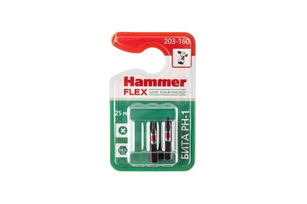 Бита HAMMER PH1 25мм (2шт) купить в Нефтеюганске