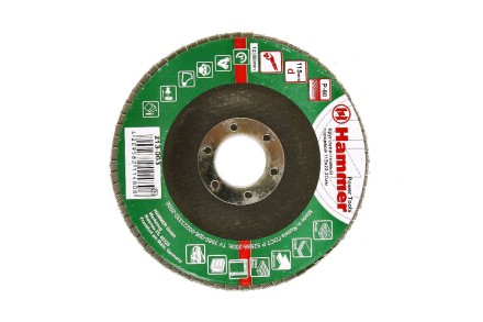 Круг Лепестковый Торцевой (КЛТ) HAMMER КЛТ 1 Ф115х22 Р80 213-003 купить в Нефтеюганске