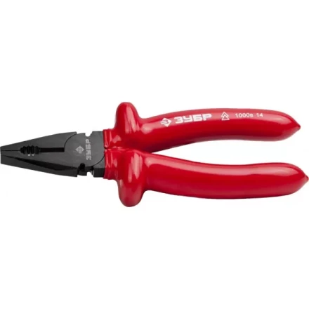 Плоскогубцы ЗУБР "МАСТЕР" "ЭЛЕКТРИК" комбинированные, диэлектрические, высоковольтные до ~1000В, 180мм 2214-1-18_z02 купить в Нефтеюганске