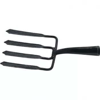 Вилы копальные 4-х рогие 190 х395 мм широкий зуб удлиненная тулейка с черенком (АРТИ)  Россия 63804 купить в Нефтеюганске