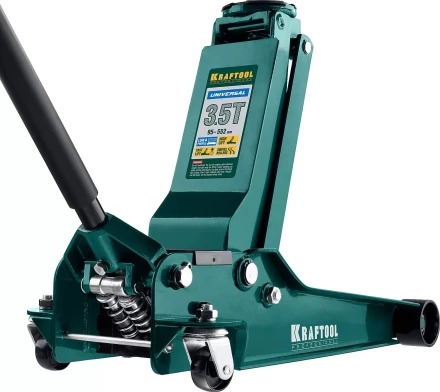 Домкрат гидравлический подкатной &quot;Universal&quot;, 3,5т, 95-552 мм, KRAFTOOL 43454-3.5 43454-3.5 купить в Нефтеюганске