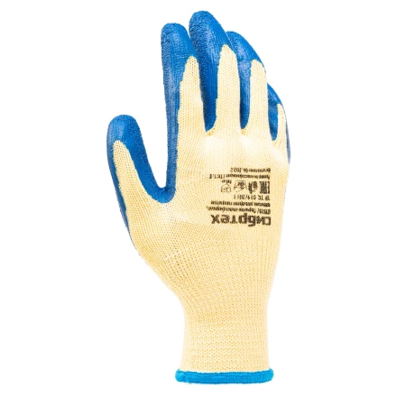 Перчатки трикотажные, полиэфирные, латексное рельефное покрытие, размер 8// Сибртех 677515 купить в Нефтеюганске