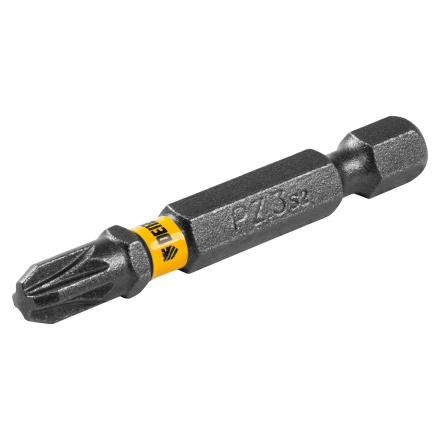 Бита PZ3х50, сталь S2, шестигранный профиль, 10 шт. Е 6,3 Denzel 11657 купить в Нефтеюганске