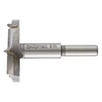 Сверло Форстнера по дереву 55 мм цилиндрический хвостовик СИБРТЕХ 704855 купить в Нефтеюганске
