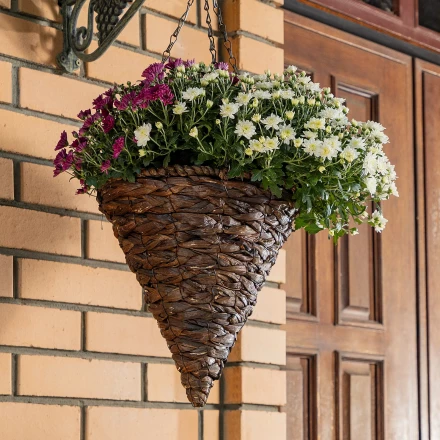 Кашпо подвесное Palisad Гиацинт, конус D 30 см, 69061 купить в Нефтеюганске