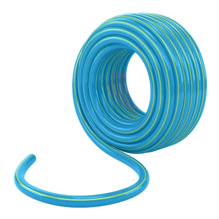 Шланг поливочный армированный Palisad 3 слойный ТЭП 1/2'', 35 м, лазурный 67107 купить в Нефтеюганске