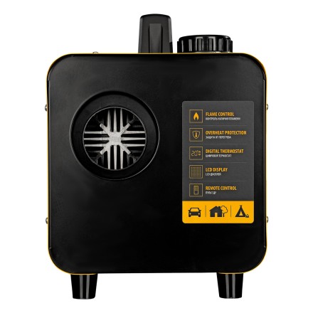 Дизельная тепловая портативная пушка Denzel Flame-5 96495, 5кВт, 300м3/ч, непр.наг., циф. терм. купить в Нефтеюганске