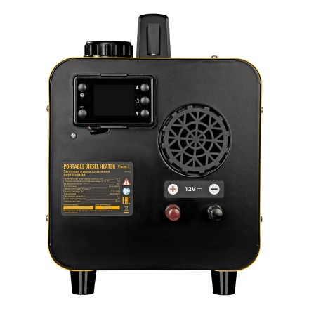 Дизельная тепловая портативная пушка Denzel Flame-5 96495, 5кВт, 300м3/ч, непр.наг., циф. терм. купить в Нефтеюганске