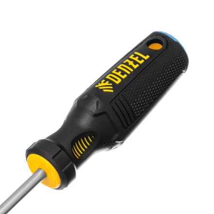 Отвертка, SL6x150 мм, S2, 3к рукоятка Denzel 121997 купить в Нефтеюганске