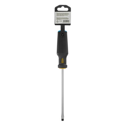 Отвертка, SL6x150 мм, S2, 3к рукоятка Denzel 121997 купить в Нефтеюганске