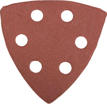 Треугольник шлифовальный универсальный STAYER &quot;MASTER&quot; на велкро основе, 6 отверстий, Р320, 93х93х93мм, 5шт 35460-320 купить в Нефтеюганске