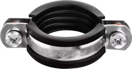Хомут трубный с гайкой, оцинкованный, 1 1/4&quot;, 8шт, ЗУБР Мастер 37850-40-45 37850-40-45 купить в Нефтеюганске