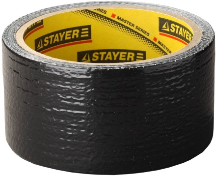 Армированная лента, STAYER Professional 12086-50-10, универсальная, влагостойкая, 48мм х 10м, черная 12086-50-10 купить в Нефтеюганске