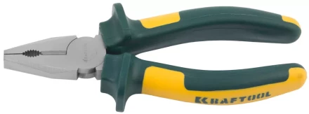 Плоскогубцы KRAFTOOL&quot;KRAFT-MAX&quot;комб,Cr-Mo,маслобензост двухкомп рукоятки,шарнирное соединение с повыш износост,160мм 22011-1-16 купить в Нефтеюганске