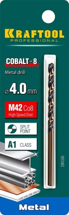 Сверла по металлу HSS-Co Оберон 29656-4 купить в Нефтеюганске