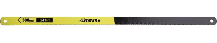 Полотно STAYER "STANDARD" для ножовки по металлу, 24TPI(1мм), 300мм, 2шт 1588-S2_z01 купить в Нефтеюганске